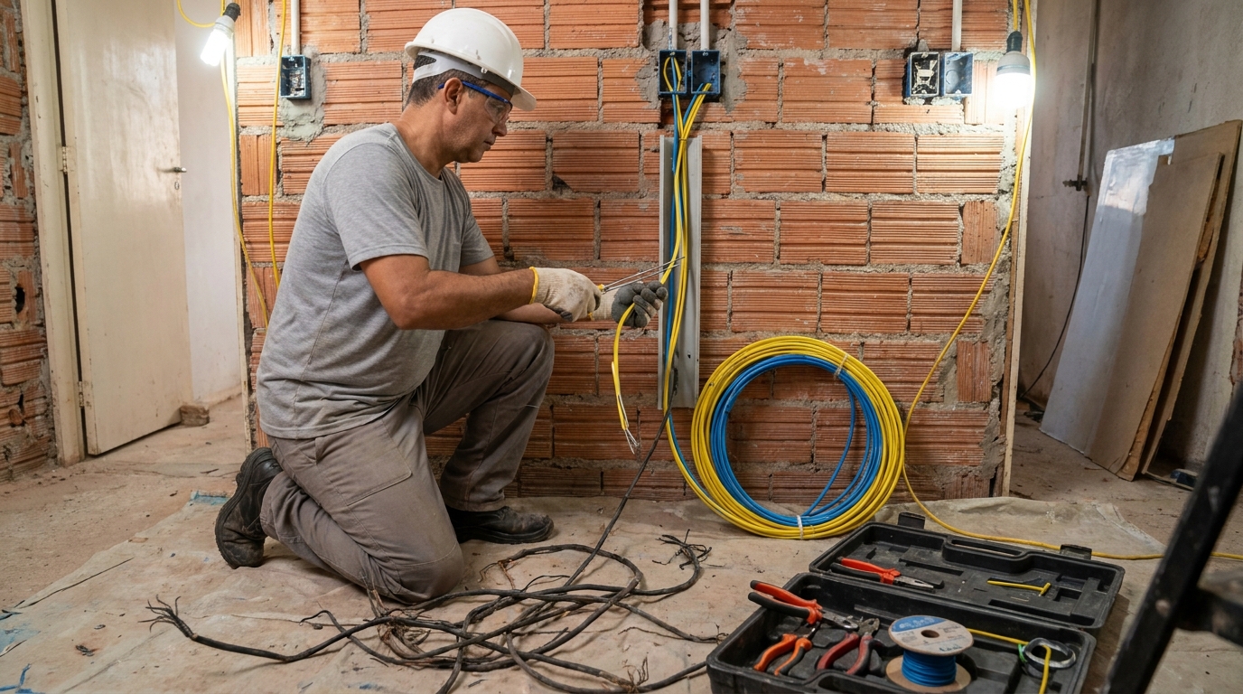 Adequação de Fiação em Uberlândia‑MG