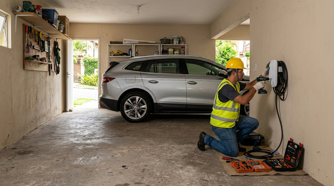Instalação em Garagem ou Condomínio em Uberlândia‑MG